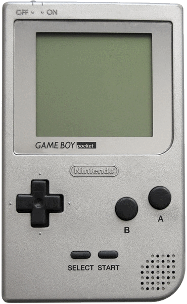 Game Boy Pocket in silber